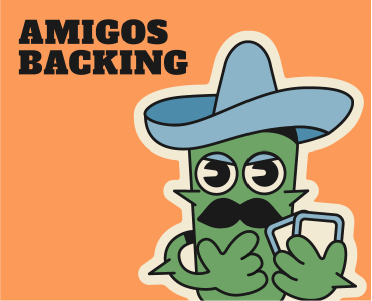 Amigos backing — Брендинг, Иллюстрация на Dprofile
