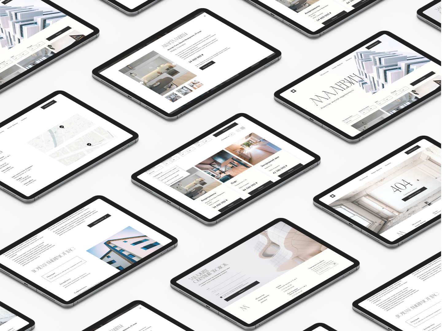 Website for Elite real estate agency Malevich — Изображение №7 — Интерфейсы на Dprofile