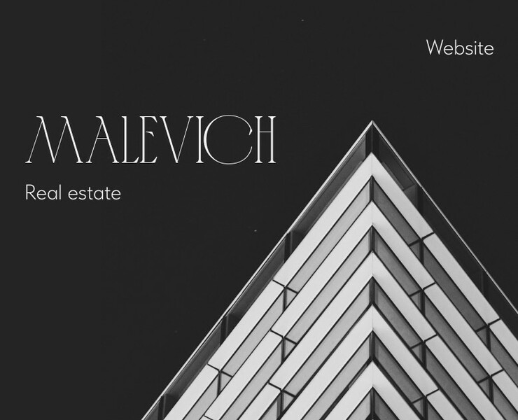 Website for Elite real estate agency Malevich на Dprofile