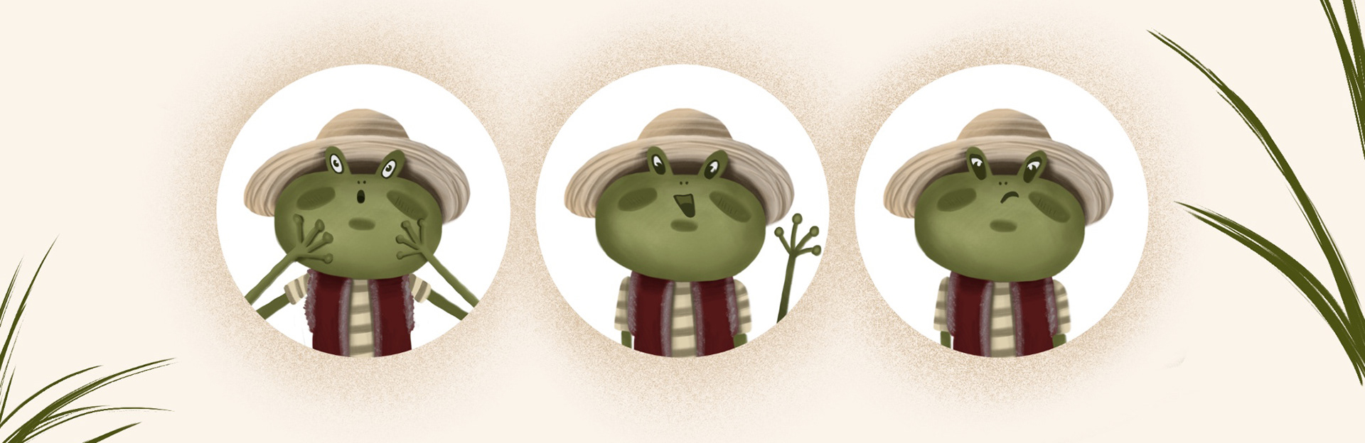 Бренд-персонаж "Лягушка-путешественница" — Изображение №4 — Брендинг, Иллюстрация на Dprofile