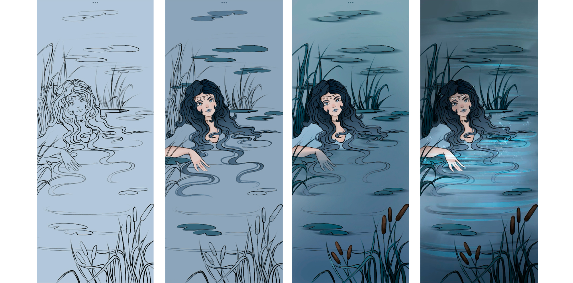 "Нимфы" — Изображение №6 — Иллюстрация на Dprofile