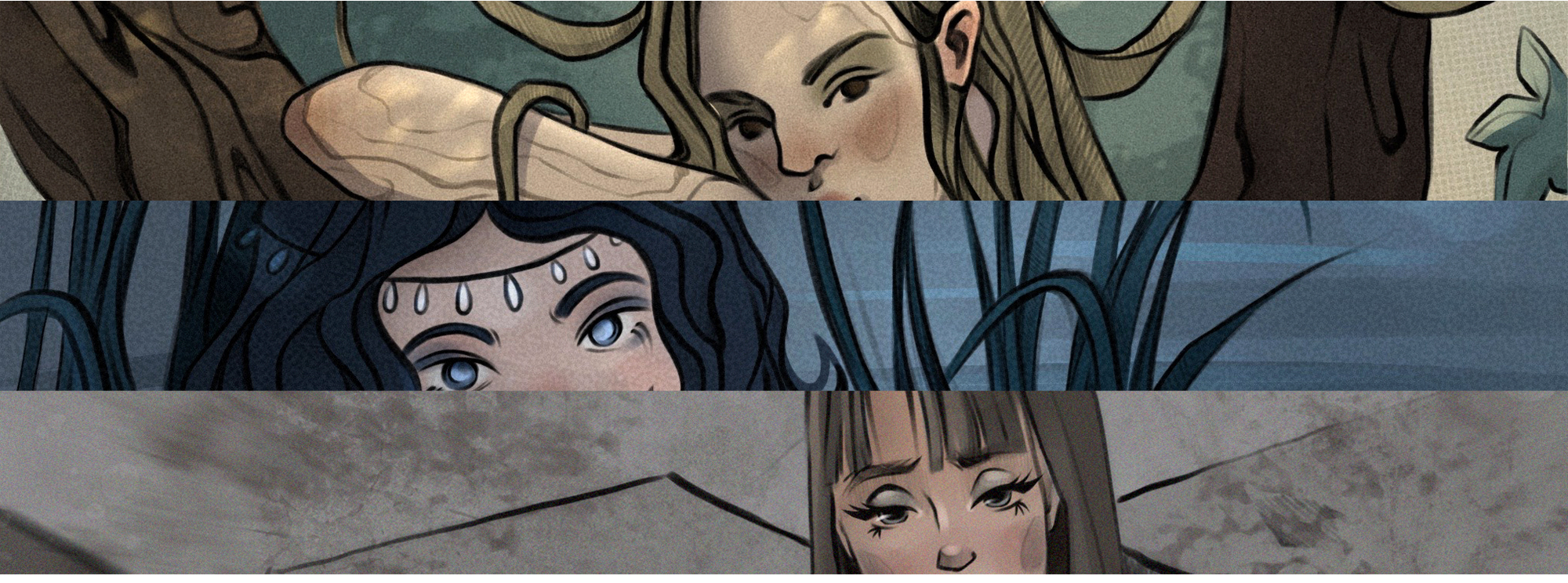 "Нимфы" — Изображение №1 — Иллюстрация на Dprofile