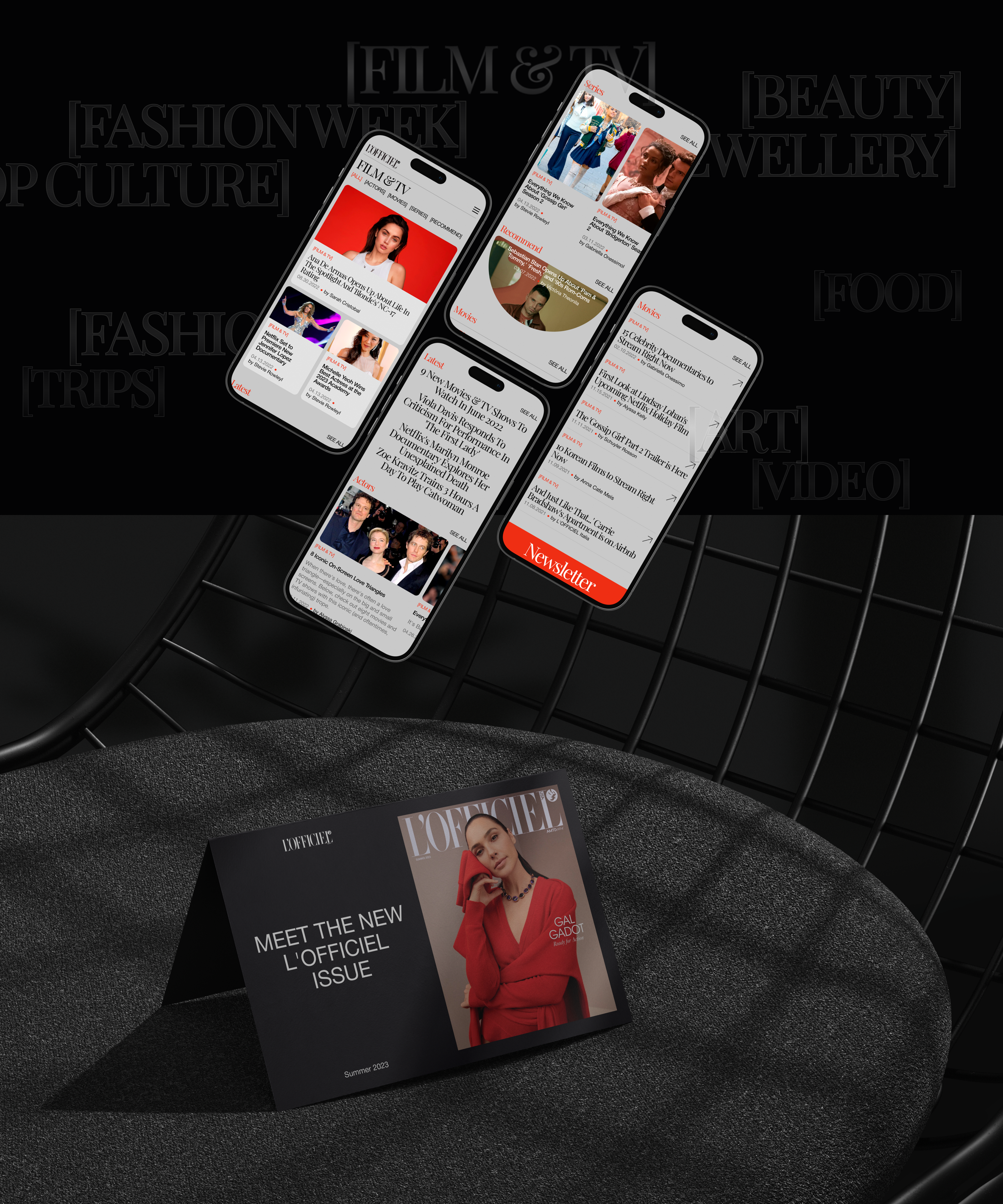 L'Officiel | News website redesign concept — Изображение №4 — Интерфейсы на Dprofile