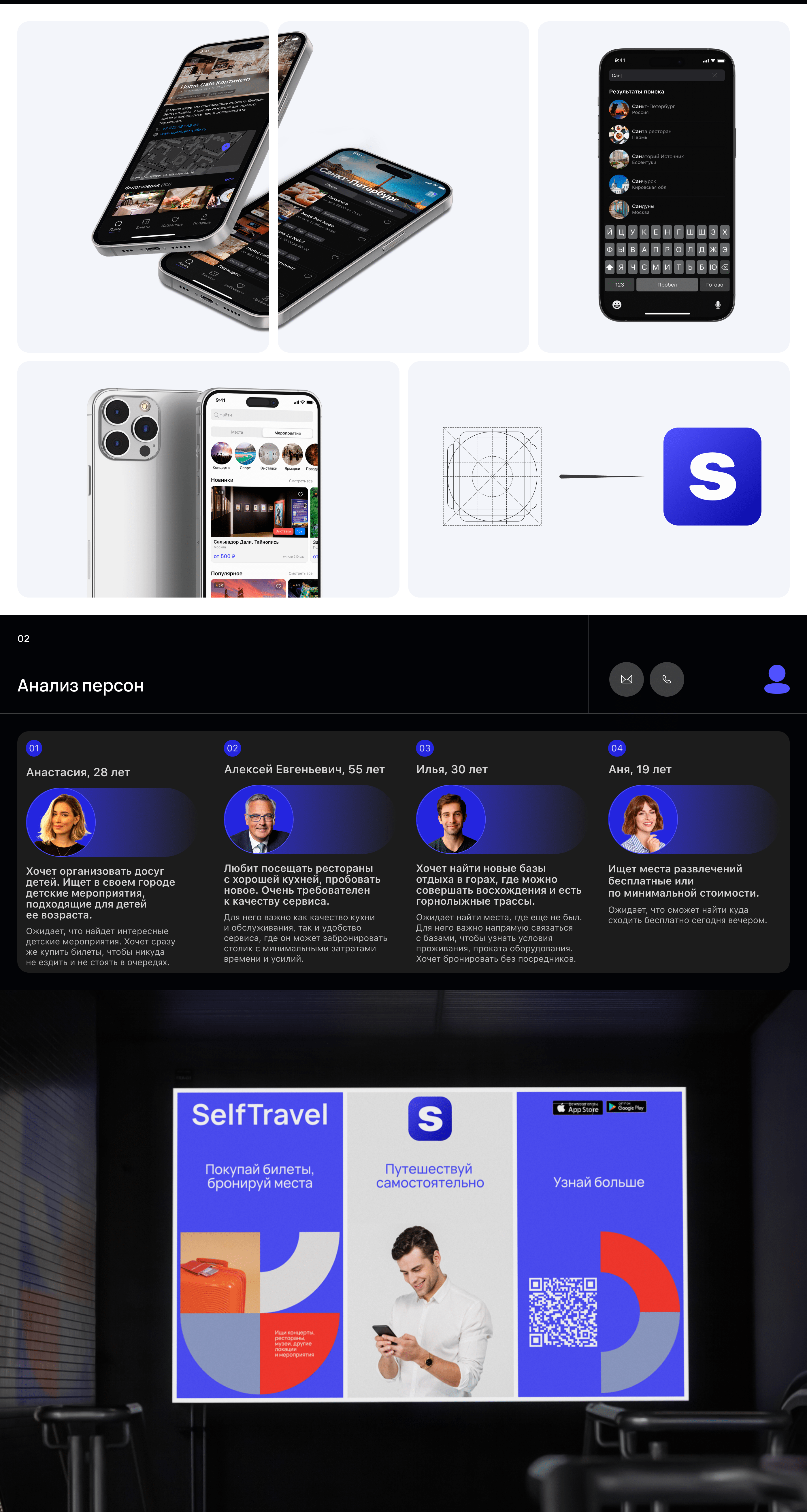 SelfTravel Сервис локаций | Приложение для поиска локаций — Изображение №3 — Интерфейсы на Dprofile