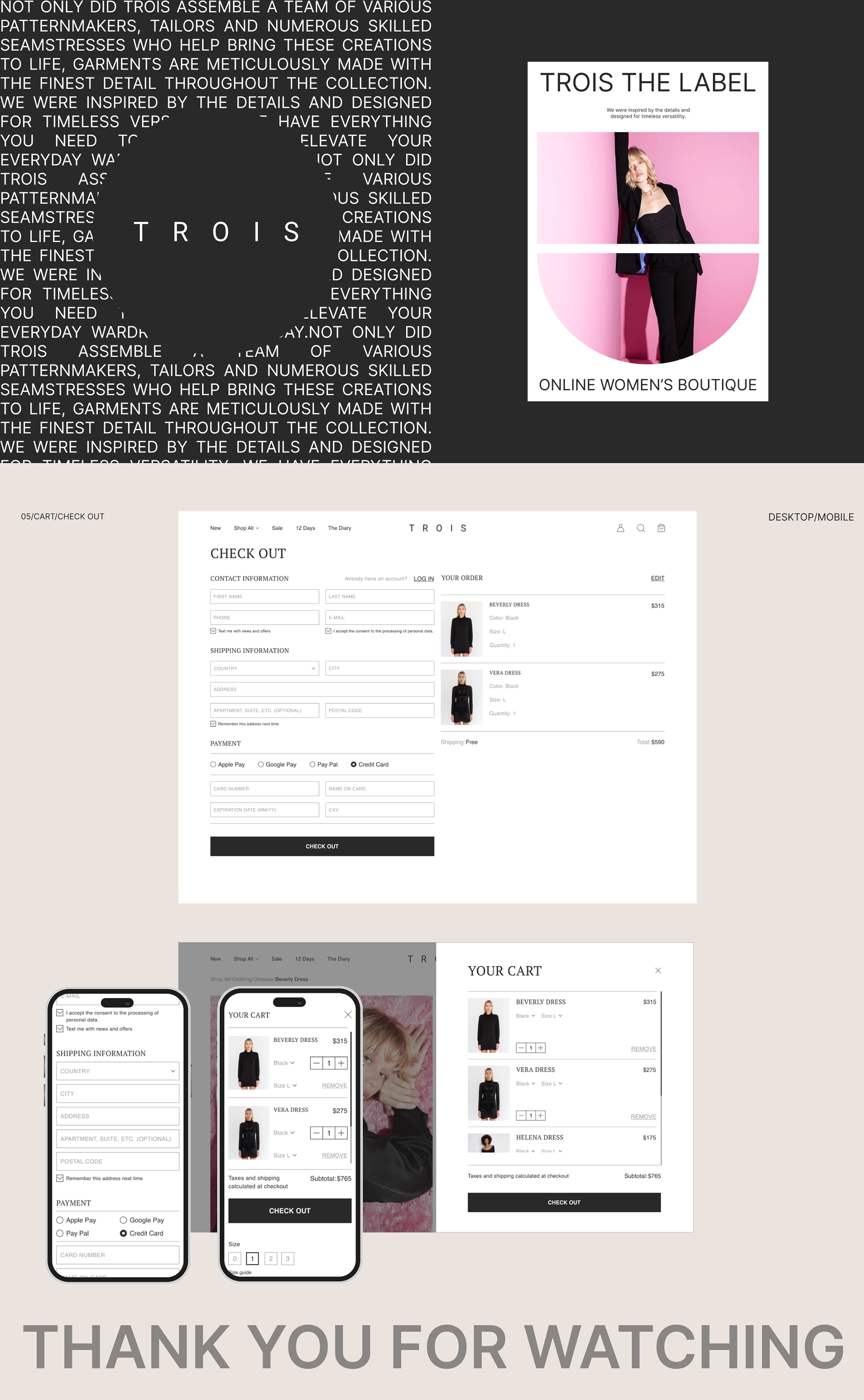 TROIS | E-commerce redesign — Изображение №4 — Интерфейсы на Dprofile