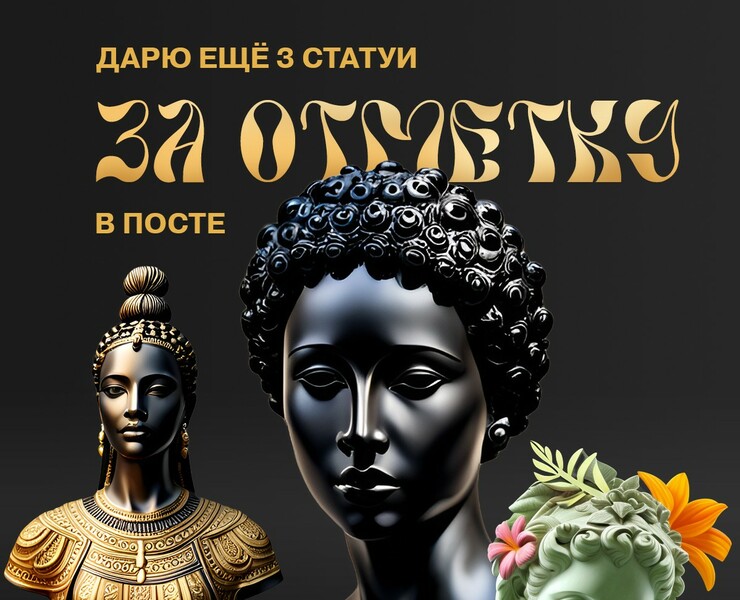 3 бесплатные статуи (png) — Иллюстрация, Графика на Dprofile