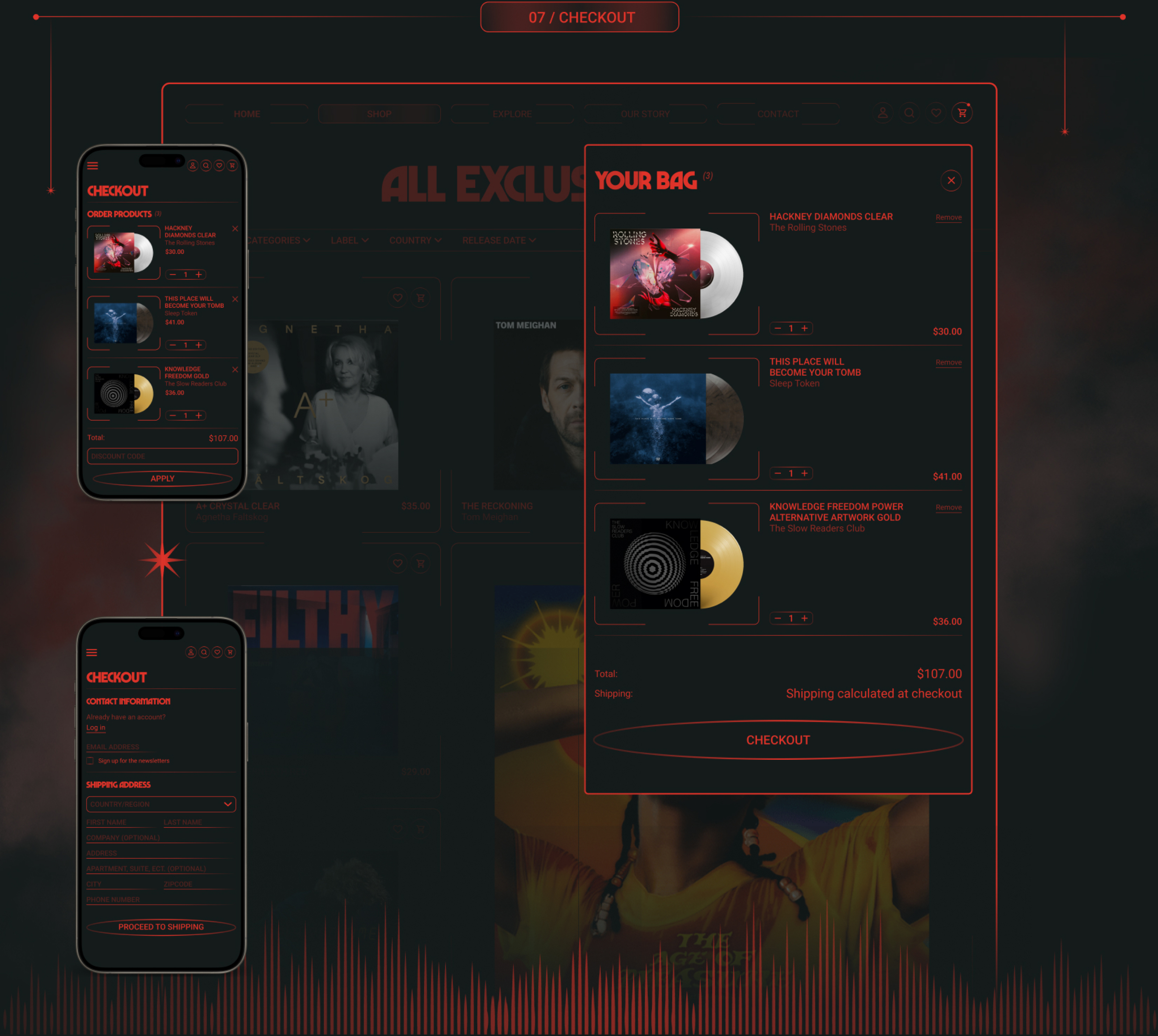 Vinyl Voyage — Изображение №12 — Интерфейсы, Брендинг на Dprofile
