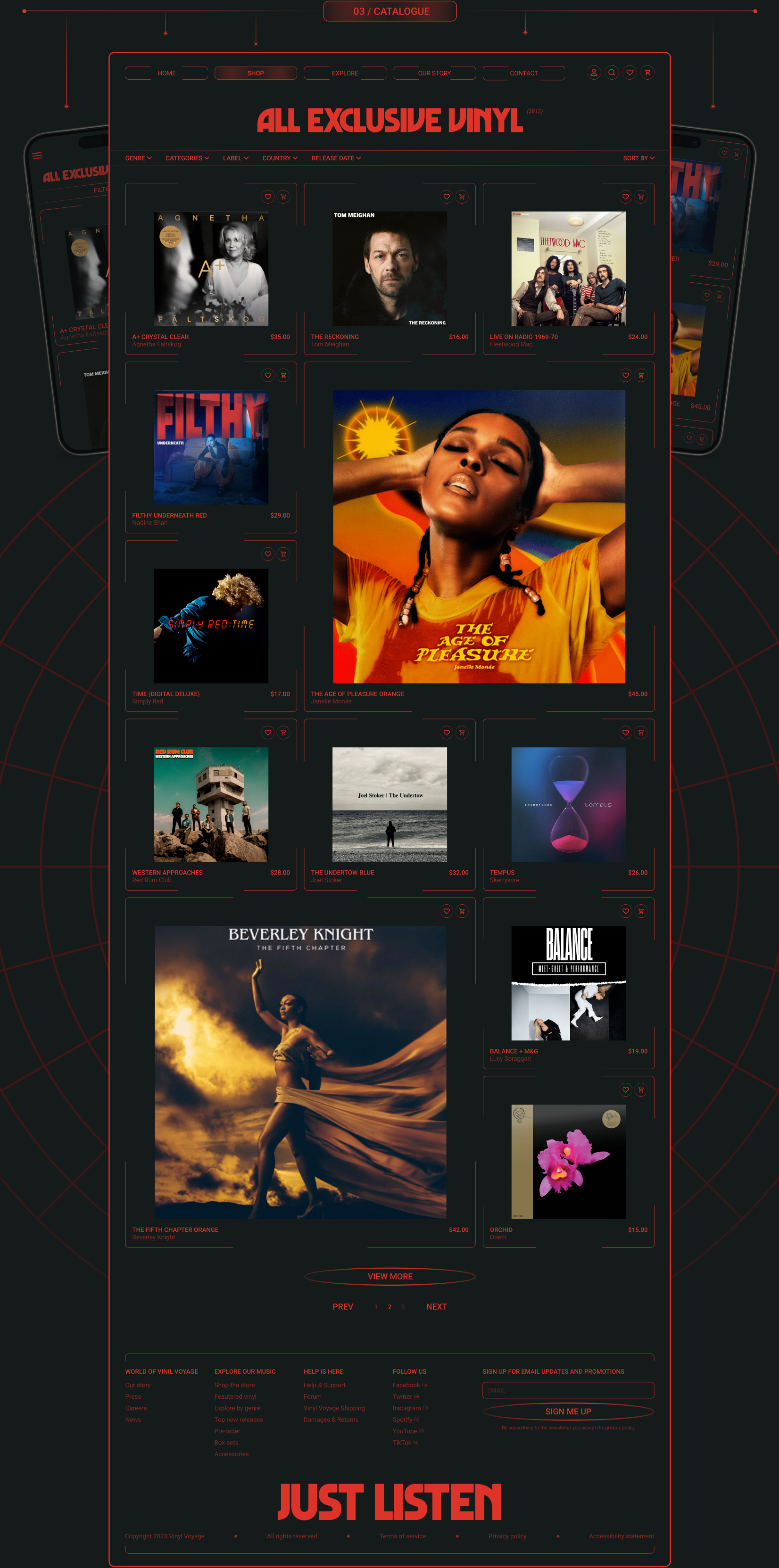 Vinyl Voyage — Изображение №5 — Интерфейсы, Брендинг на Dprofile