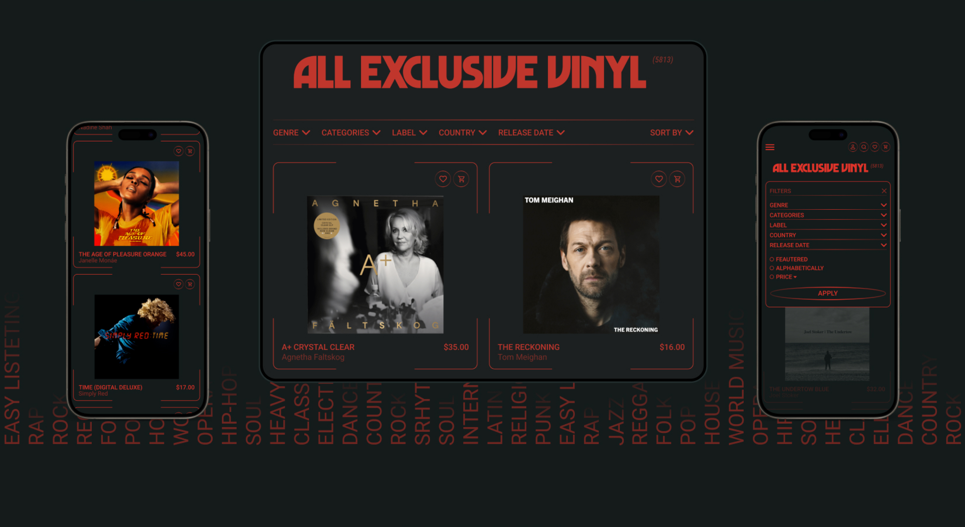 Vinyl Voyage — Изображение №6 — Интерфейсы, Брендинг на Dprofile