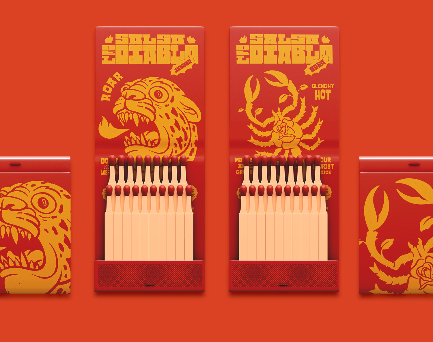"Salsa del Diablo" packaging design — Изображение №8 — Брендинг, Иллюстрация на Dprofile