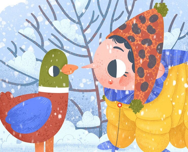 Childhood Week. A series of children's illustrations — Иллюстрация, Графика на Dprofile