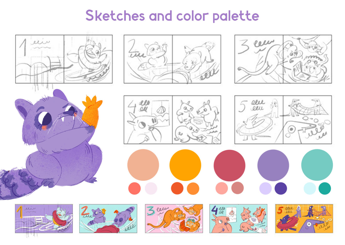 Children book about count — Изображение №7 — Брендинг, Иллюстрация на Dprofile