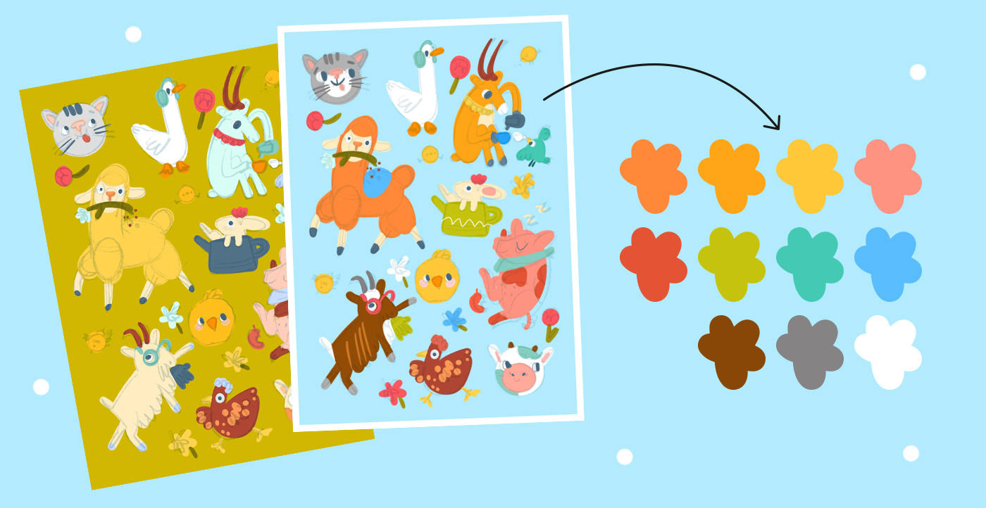 Farm Sticker Pack — Изображение №3 — Иллюстрация, Графика на Dprofile