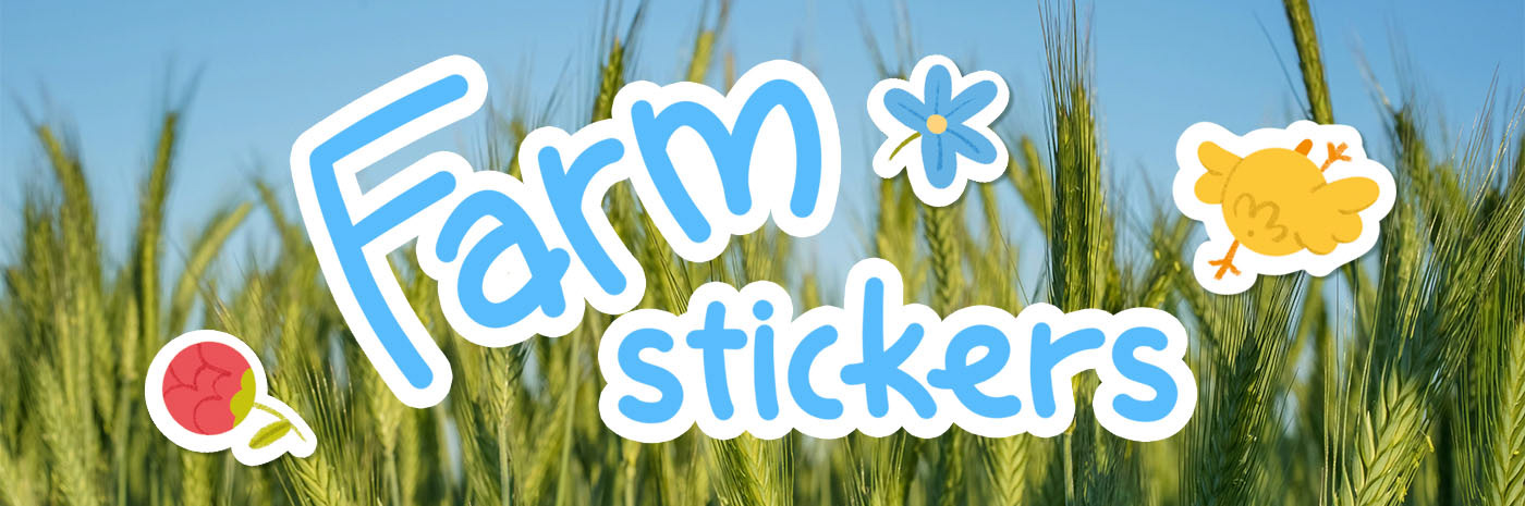 Farm Sticker Pack — Изображение №1 — Иллюстрация, Графика на Dprofile