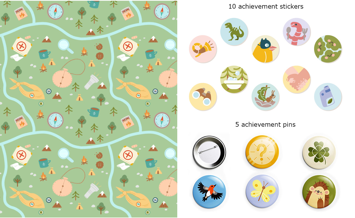 A children's workbook for exploring nature — Изображение №10 — Иллюстрация, Графика на Dprofile