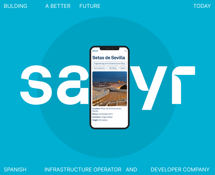 Sacyr | Corporate website redesign на Dprofile