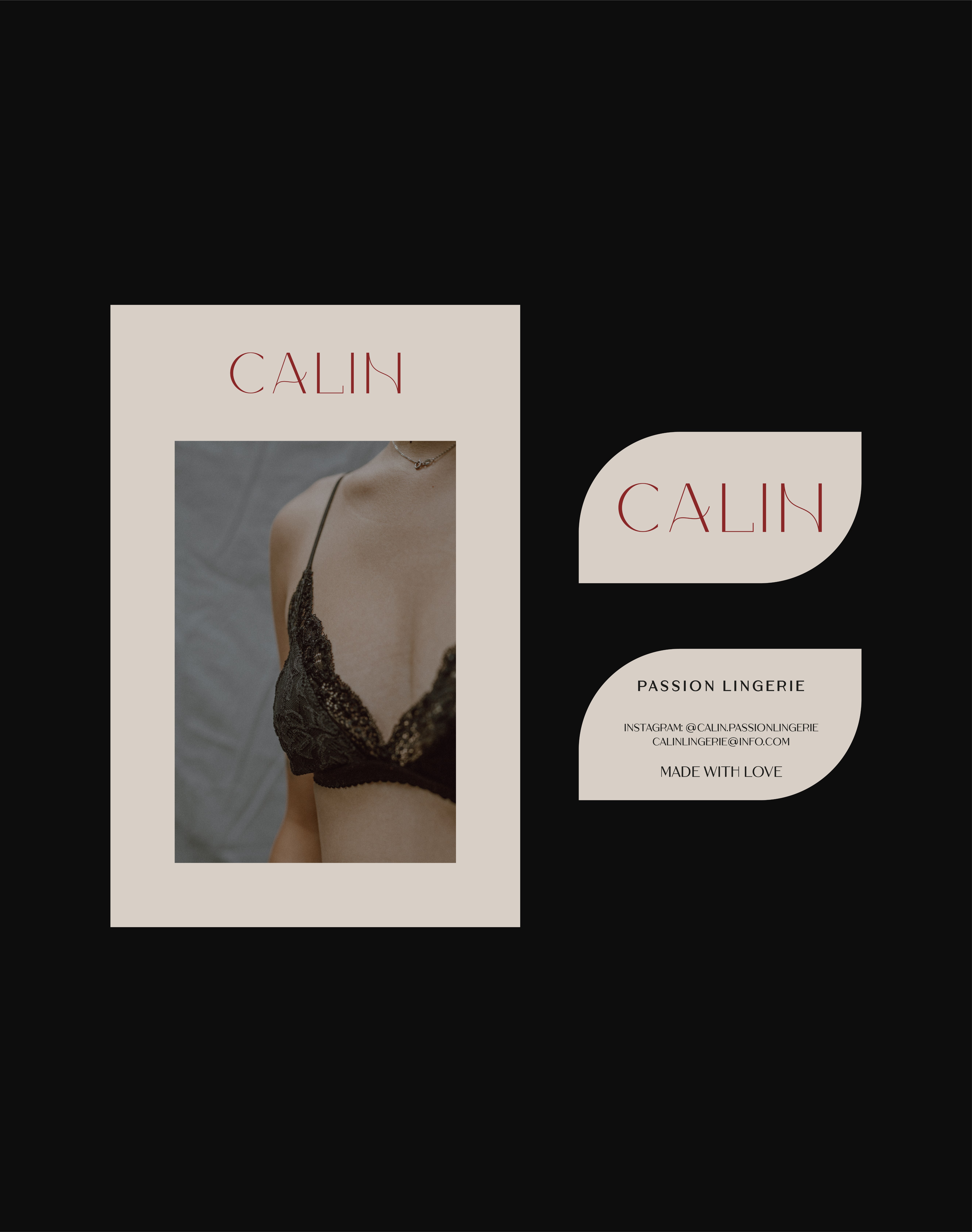 CALIN | lingerie — Изображение №4 — Брендинг, Графика на Dprofile