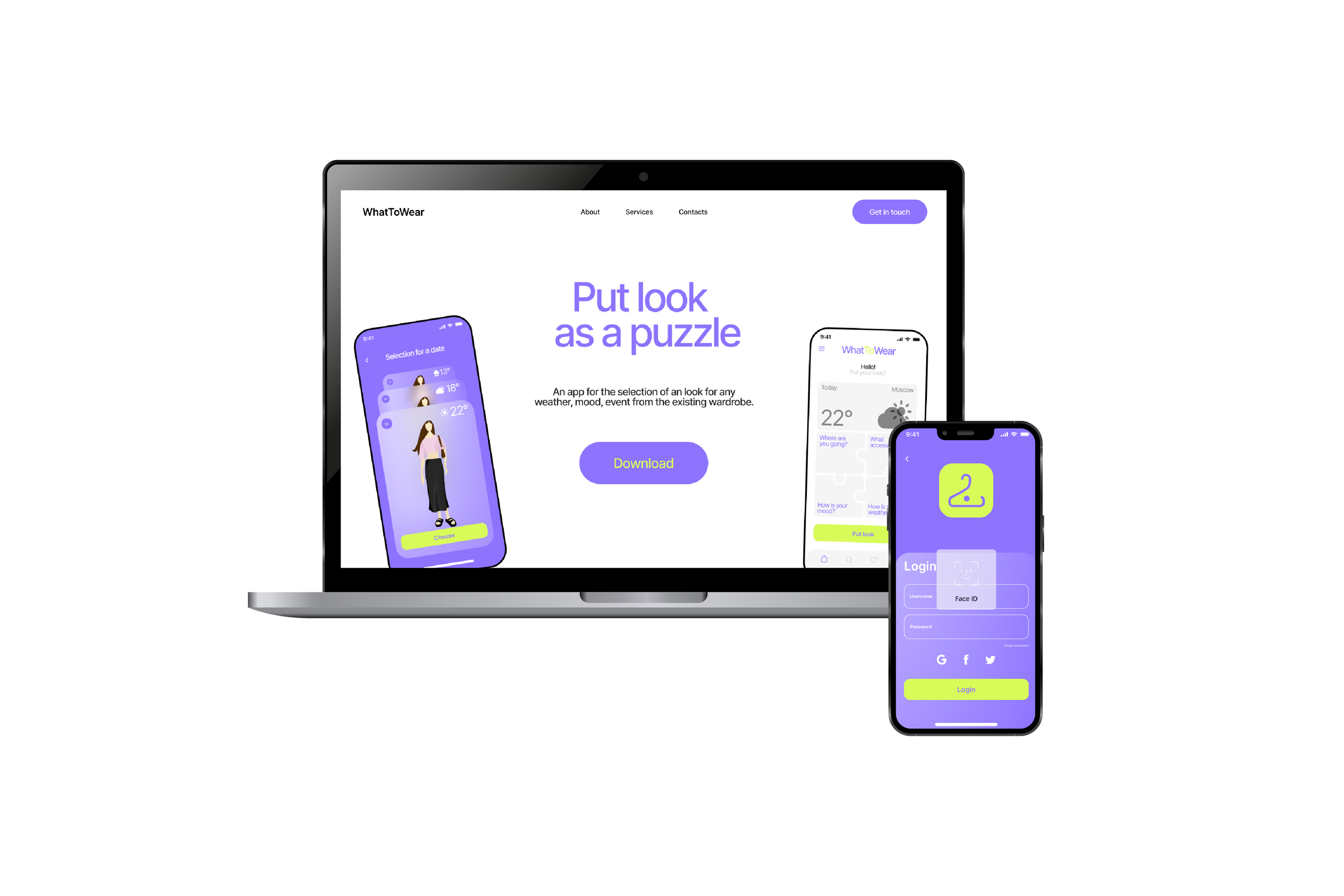 App "WtW" — Изображение №2 — Интерфейсы, Брендинг на Dprofile