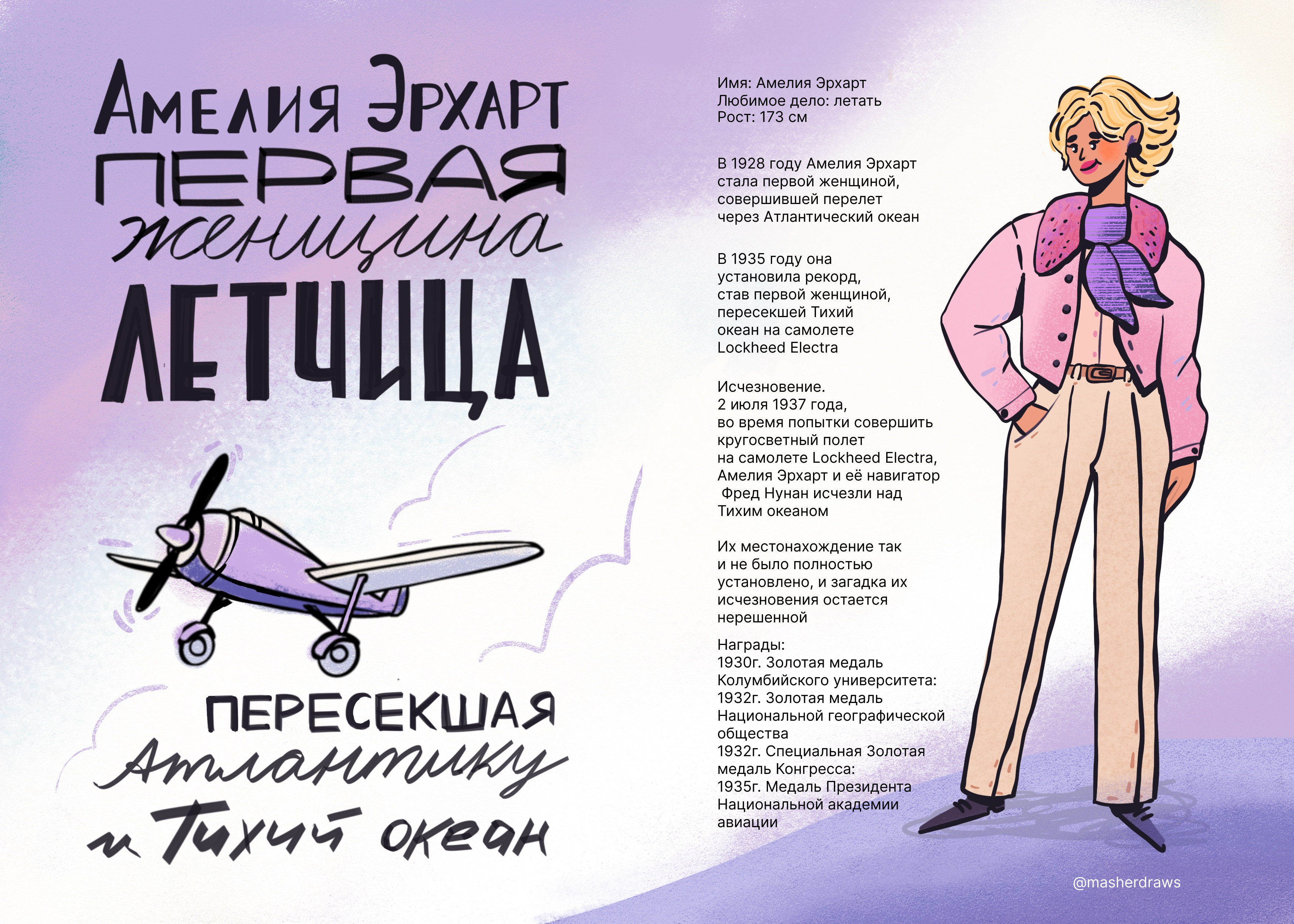 5 великих женщин в истории. стикерпак на 8 марта — Изображение №4 — Иллюстрация на Dprofile