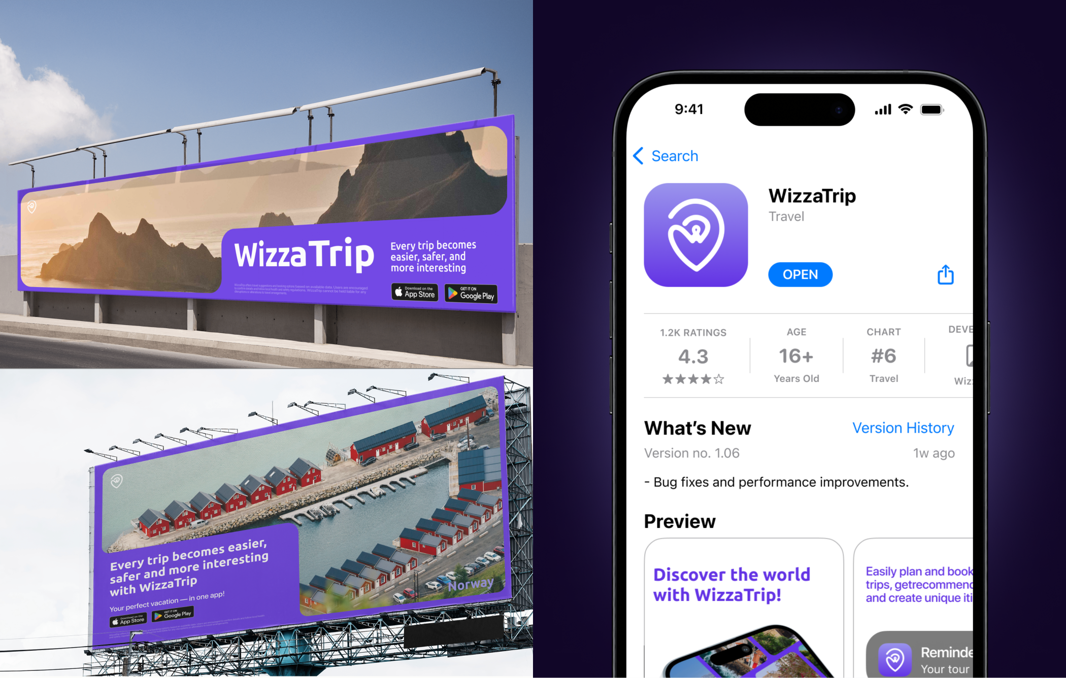 🌎 WizzaTrip | Travel App — Изображение №6 — Интерфейсы, Маркетинг на Dprofile