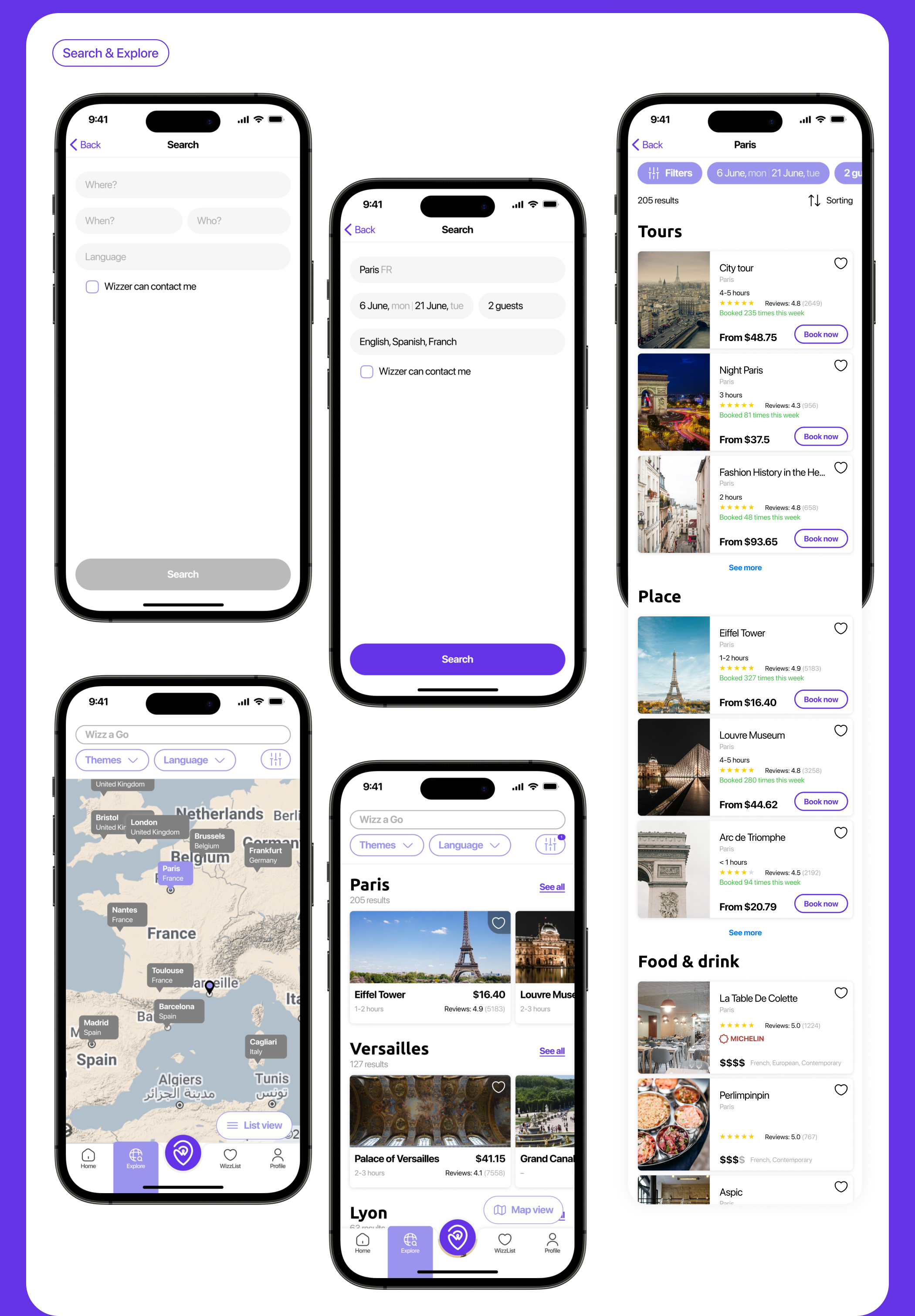 🌎 WizzaTrip | Travel App — Изображение №13 — Интерфейсы, Маркетинг на Dprofile