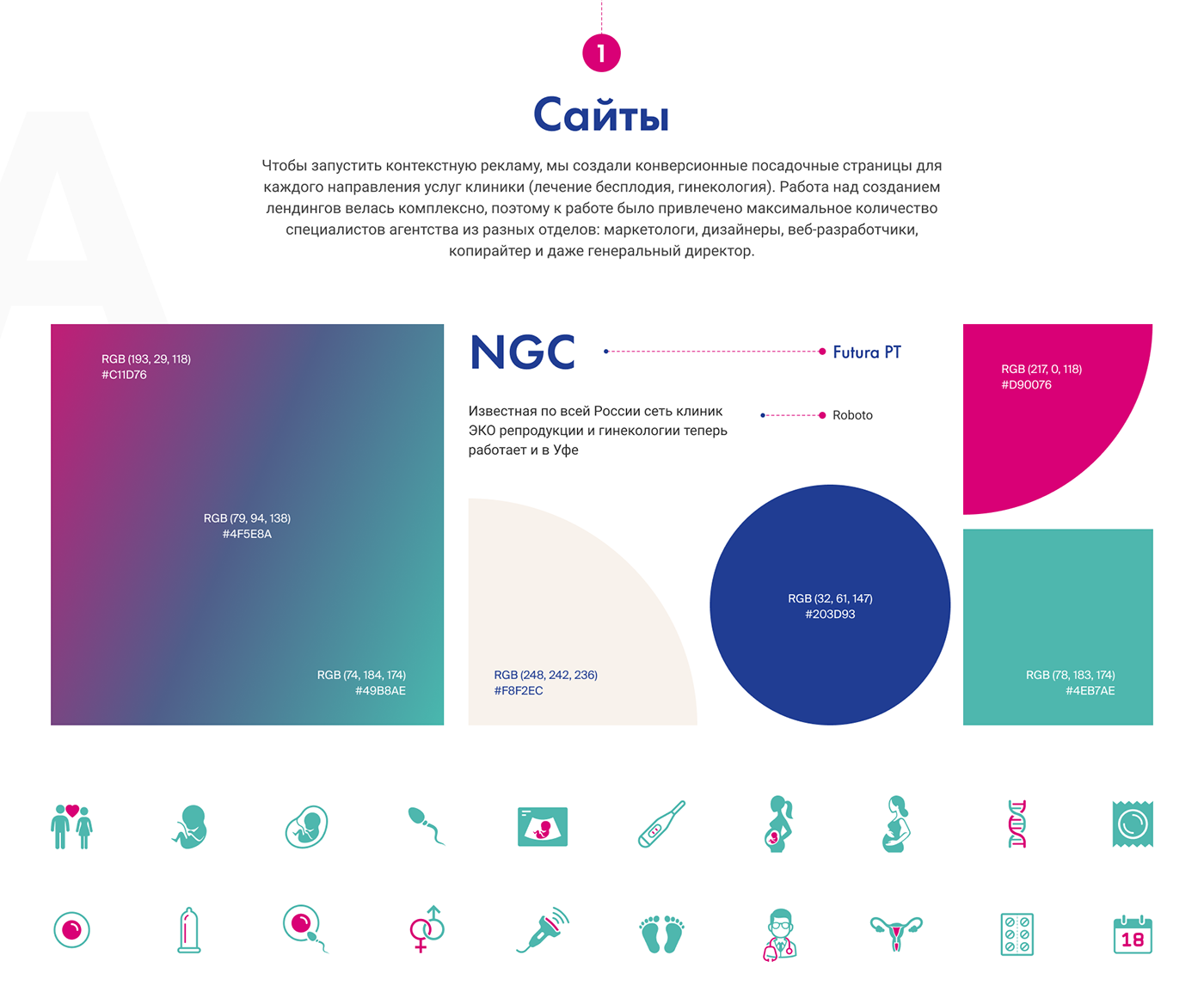 Сайт для Next Generation Clinic — Изображение №3 — Интерфейсы, Маркетинг на Dprofile