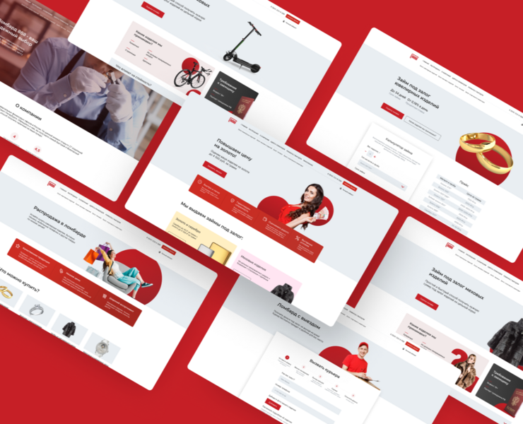 Сайт для Ломбард 888 — Интерфейсы, Маркетинг на Dprofile