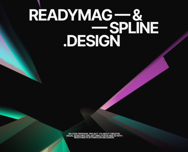 Readymag x Spline.design — Интерфейсы, Анимация на Dprofile
