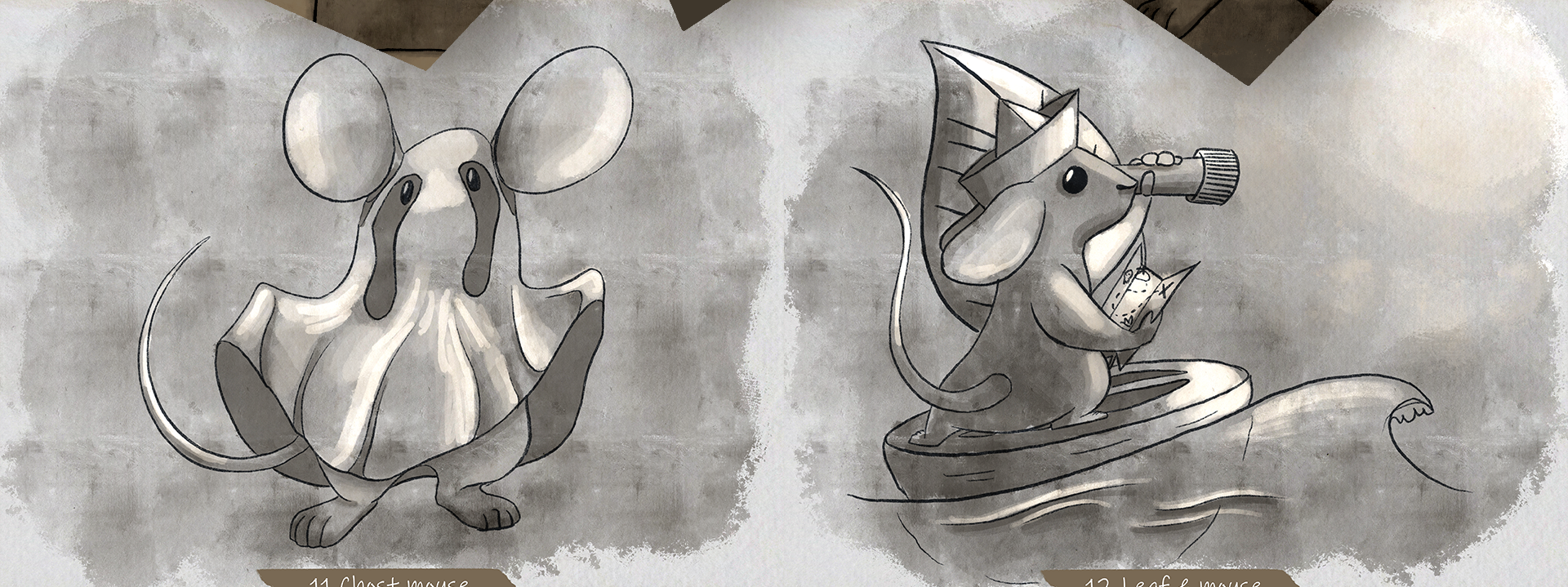 Открытки Mousetober Часть 2/3 — Изображение №2 — Брендинг, Иллюстрация на Dprofile