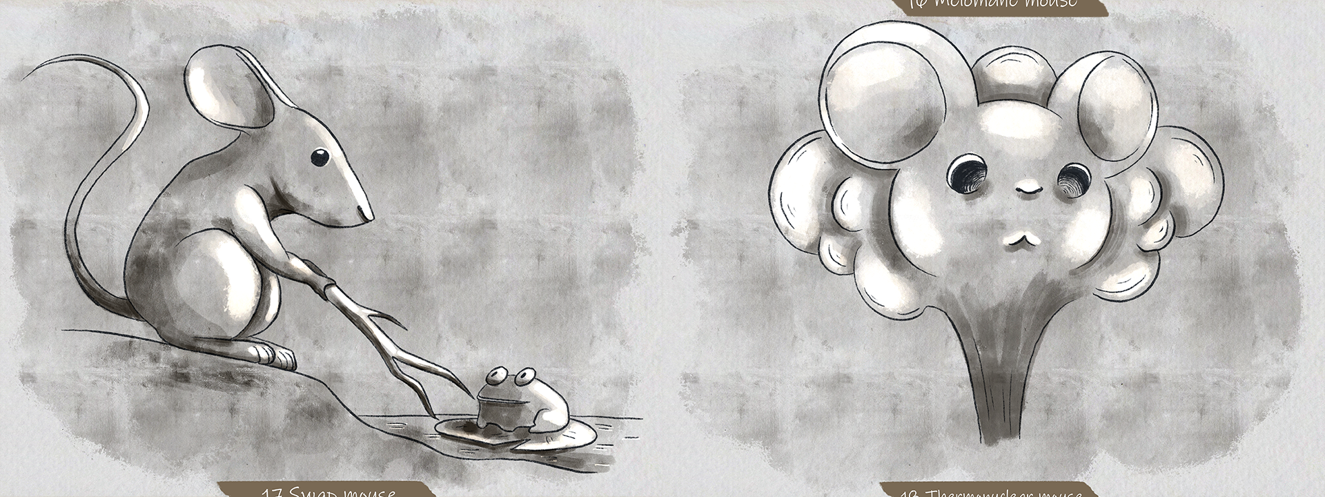 Открытки Mousetober Часть 2/3 — Изображение №6 — Брендинг, Иллюстрация на Dprofile