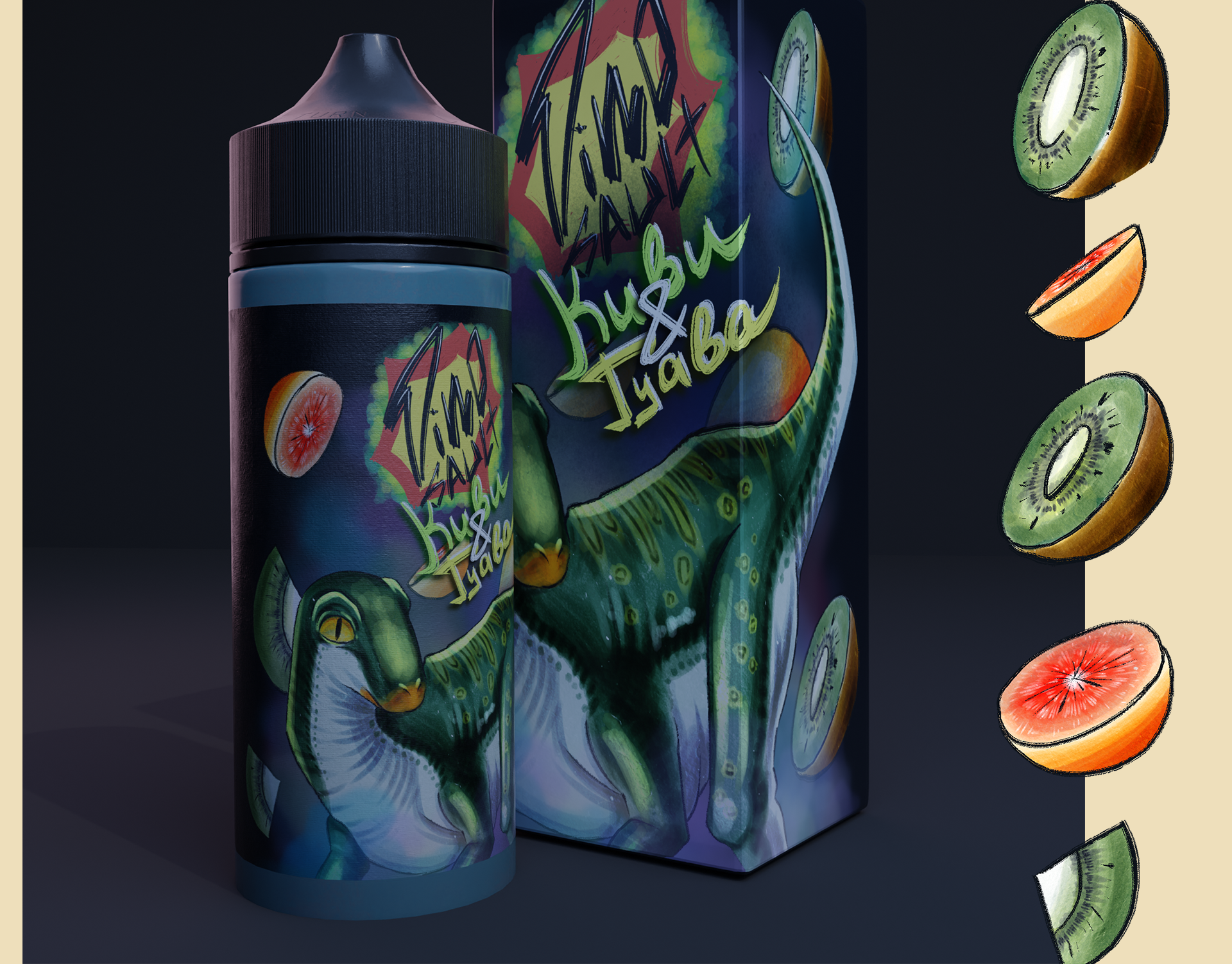DinoSAULT VAPE часть 1/3 — Изображение №6 — Брендинг на Dprofile