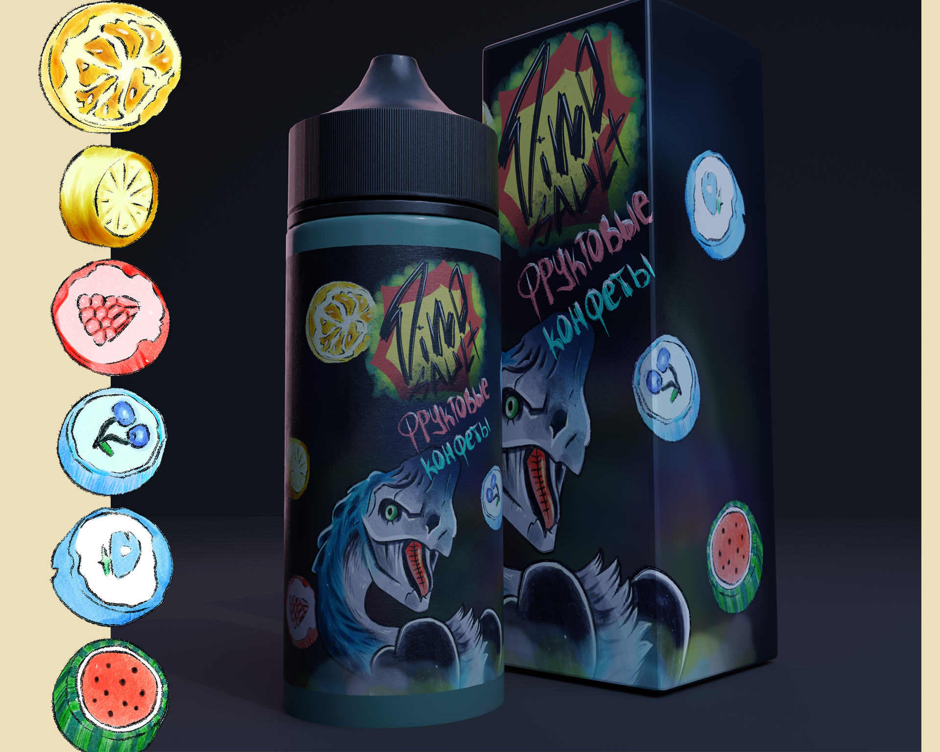 DinoSAULT VAPE часть 2/3 — Изображение №14 — Брендинг на Dprofile