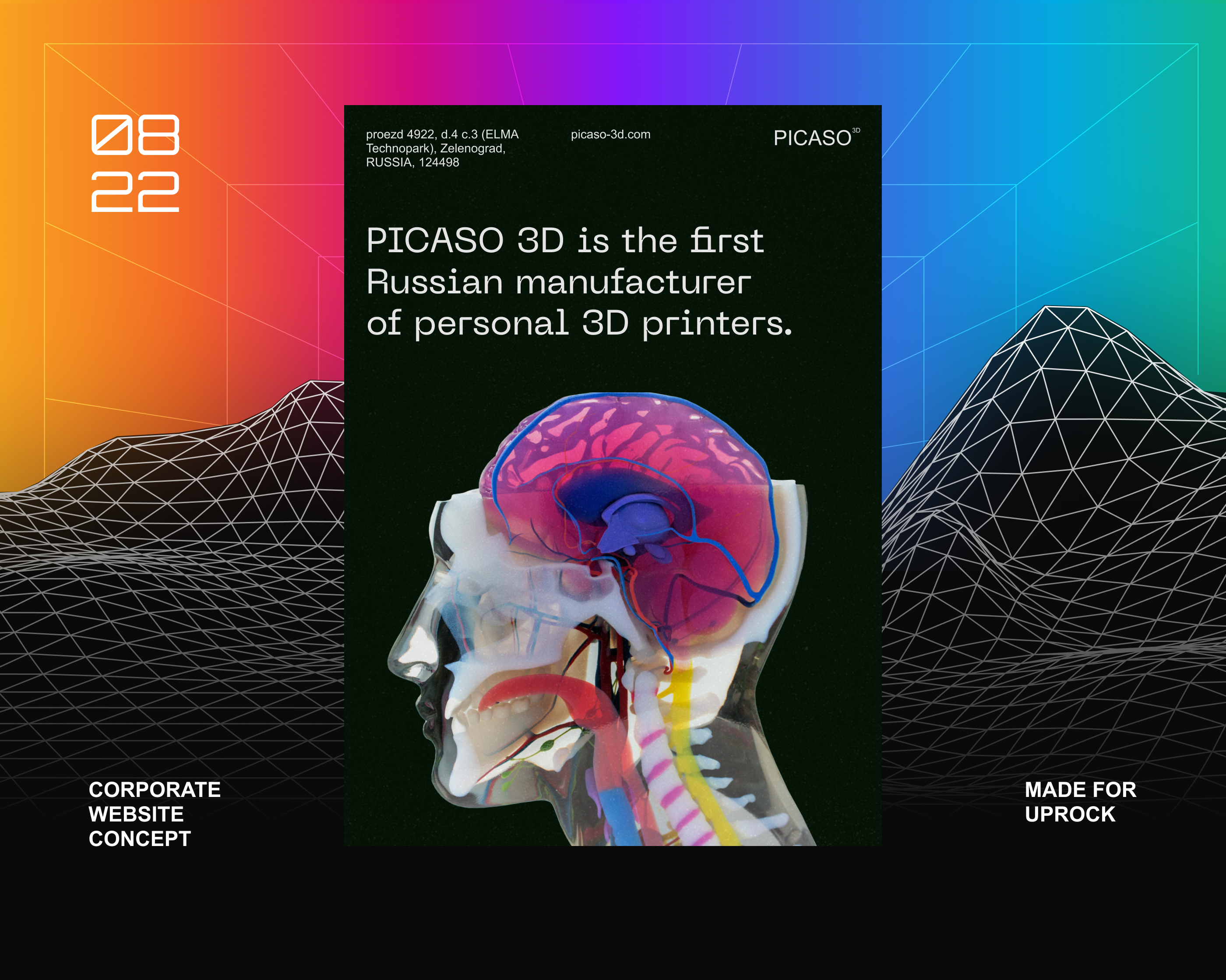 PICASO 3D / CORPORATE WEBSITE CONCEPT — Изображение №1 — Интерфейсы на Dprofile