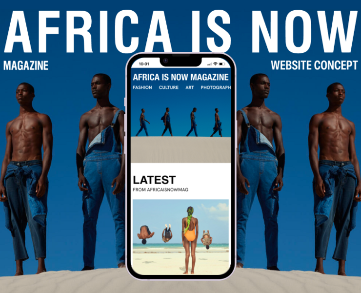 AFRICA IS NOW MAGAZINE WEBSITE CONCEPT на Dprofile