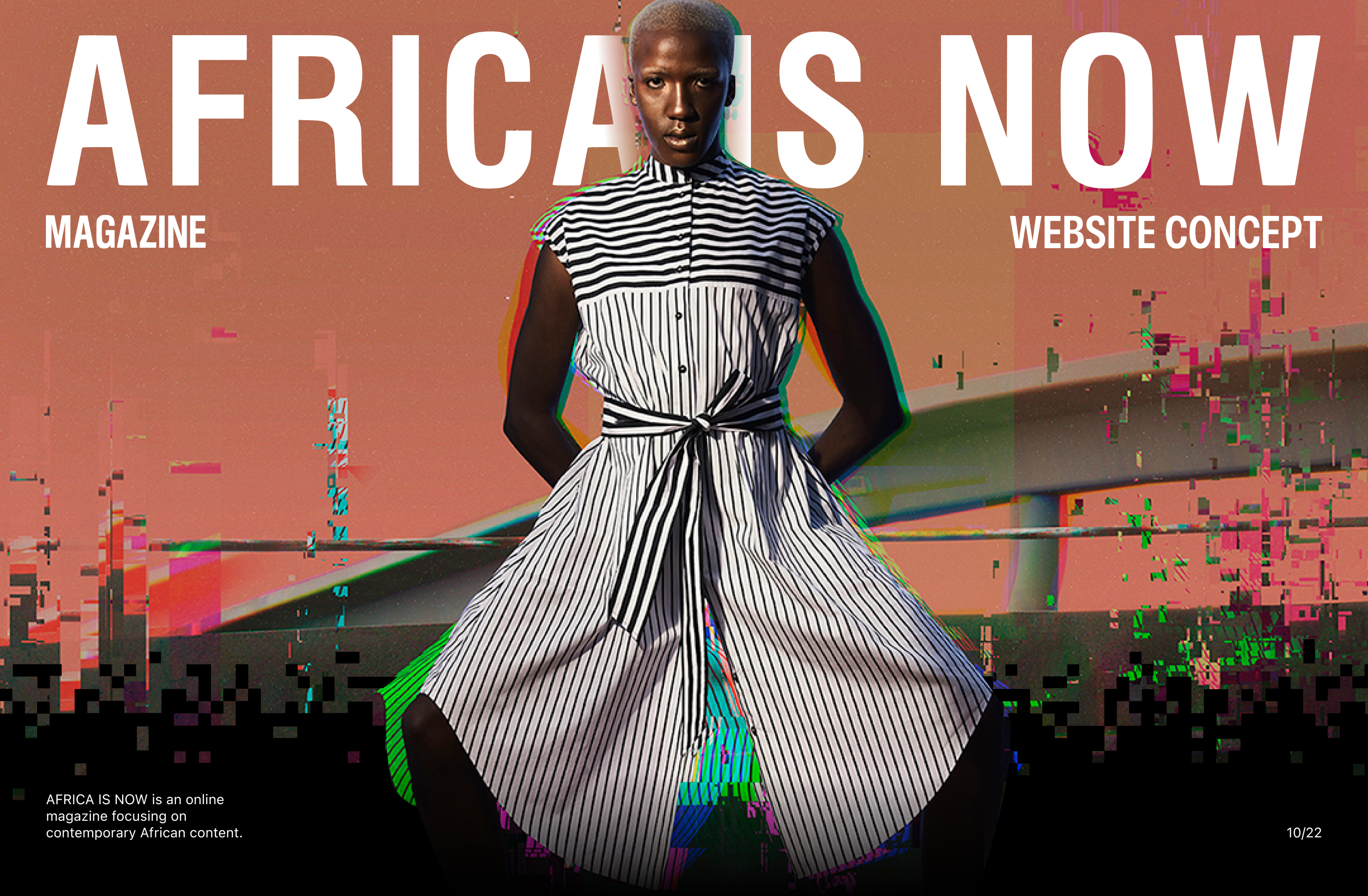 AFRICA IS NOW MAGAZINE WEBSITE CONCEPT — Изображение №1 — Интерфейсы на Dprofile