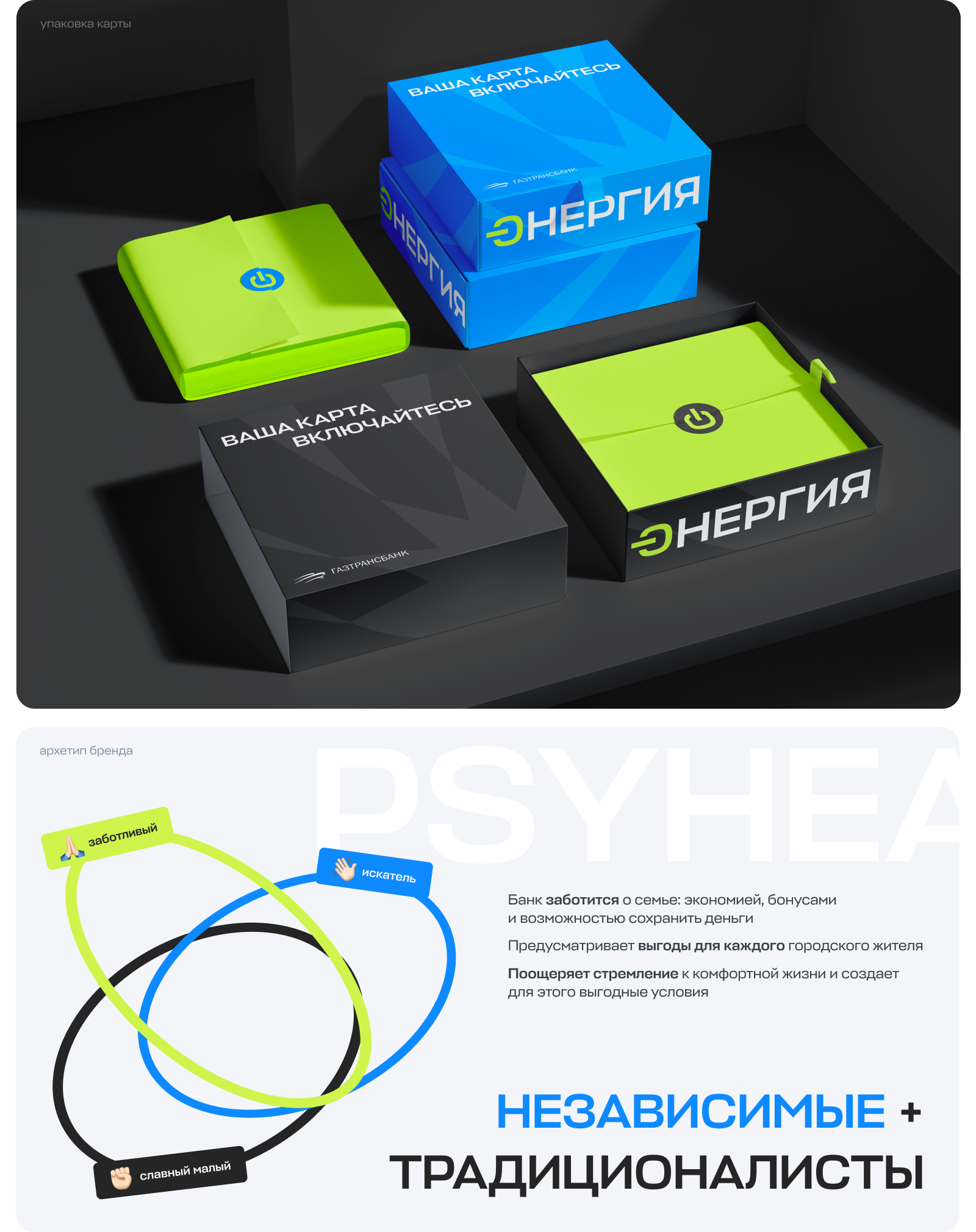 Карта «Энергия». Газтрансбанк | Identity — Изображение №5 — Брендинг, Графика на Dprofile
