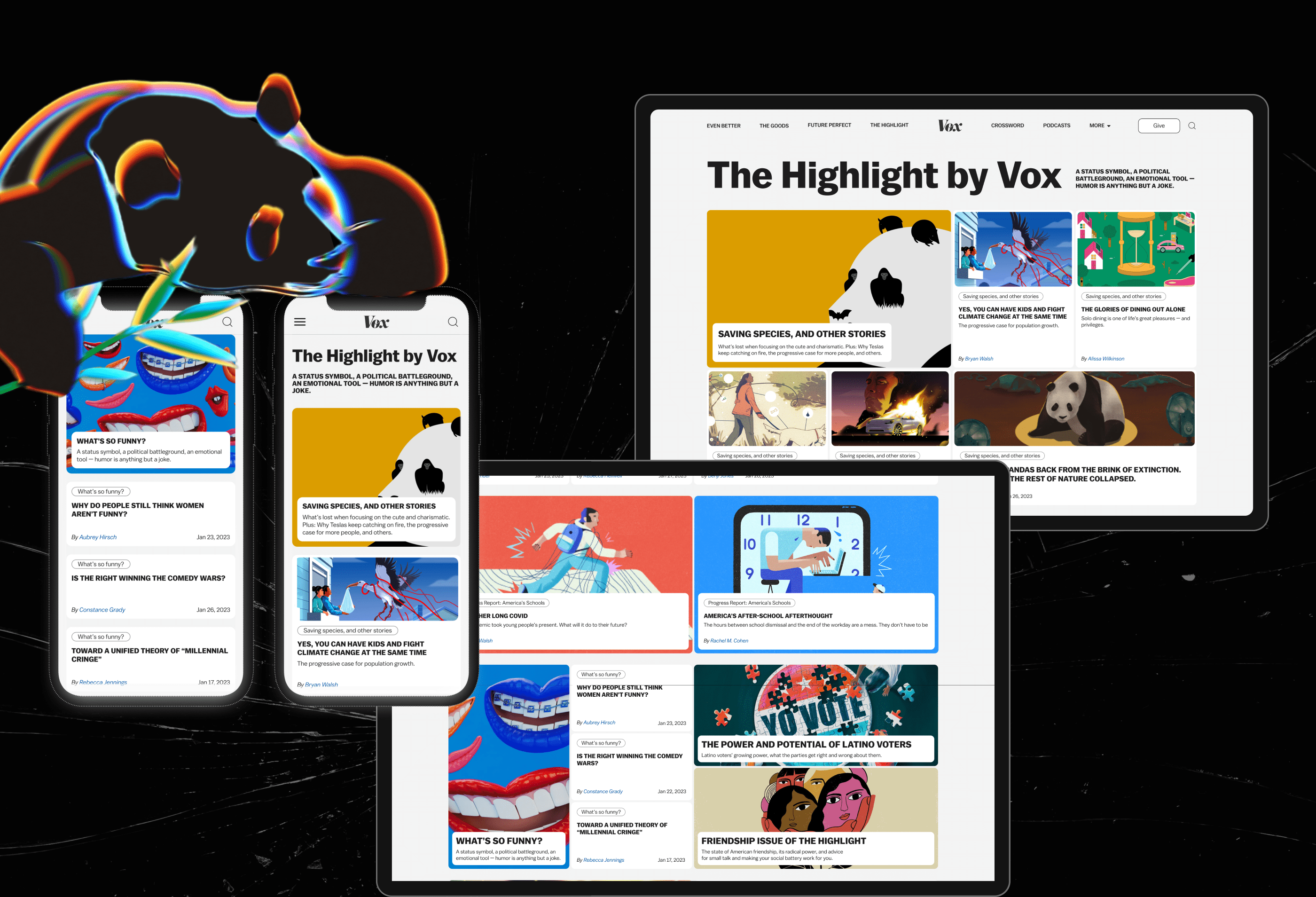 VOX NEWS | Redesign concept — Изображение №5 — Интерфейсы на Dprofile