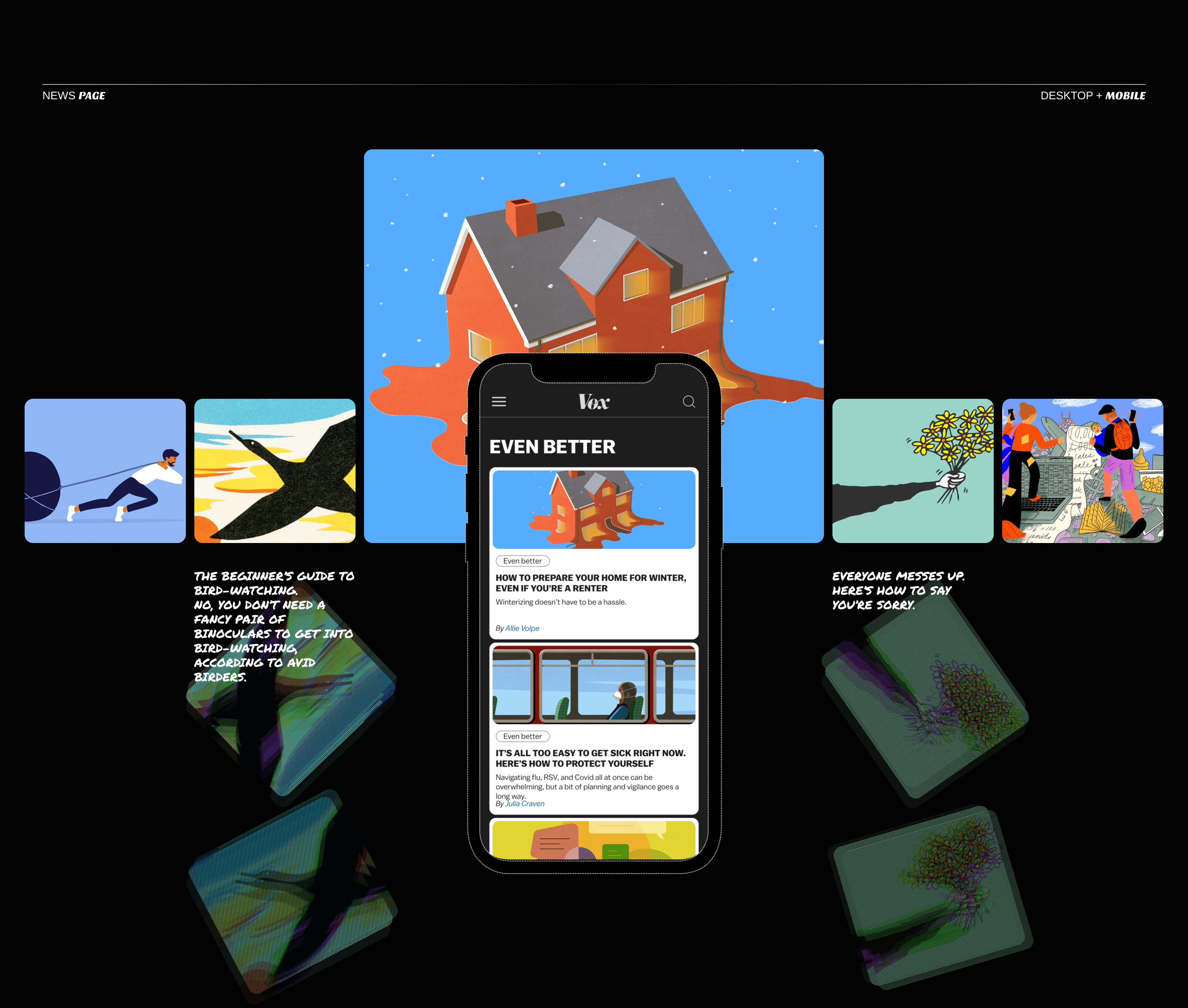 VOX NEWS | Redesign concept — Изображение №4 — Интерфейсы на Dprofile