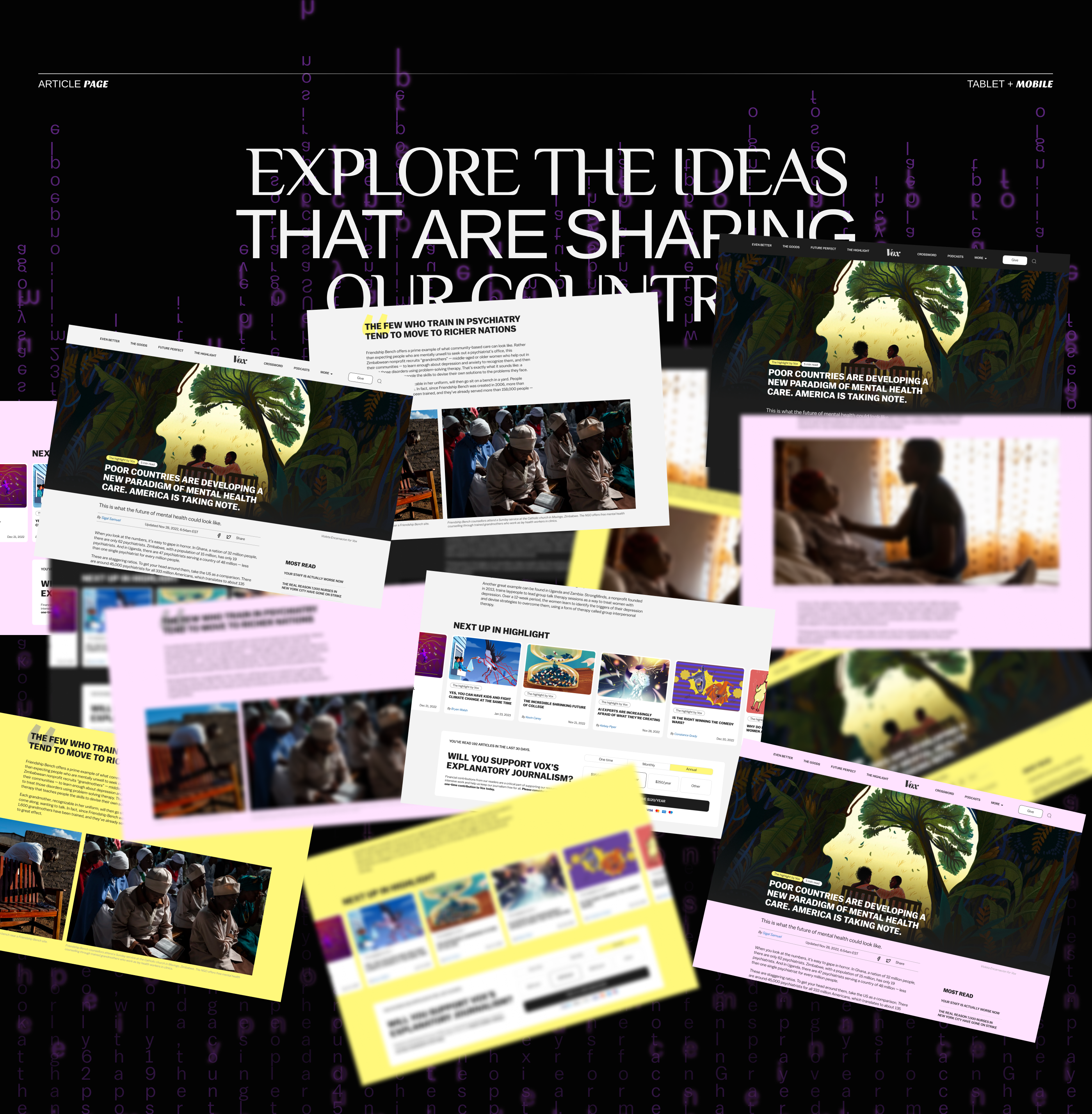 VOX NEWS | Redesign concept — Изображение №8 — Интерфейсы на Dprofile