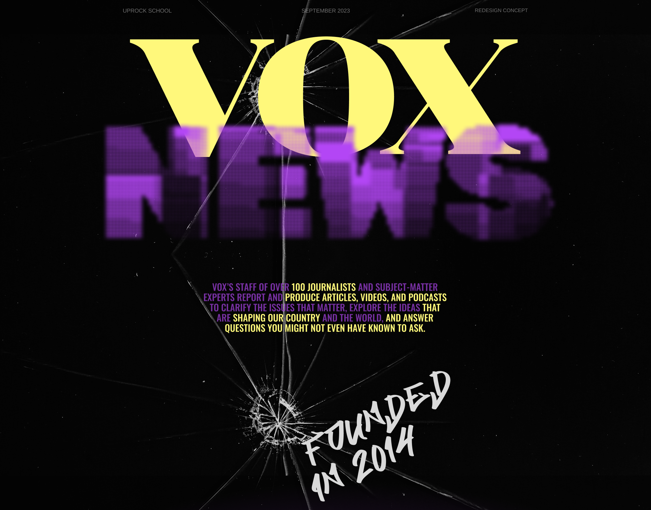VOX NEWS | Redesign concept — Изображение №1 — Интерфейсы на Dprofile