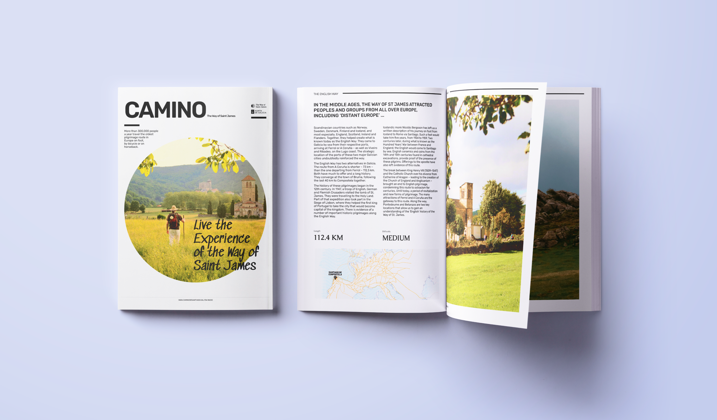 Camino de Santiago | Редизайн сайта — Изображение №5 — Интерфейсы на Dprofile
