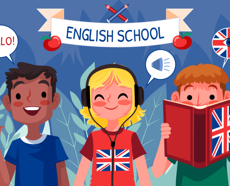Лендинг для записи на вебинар English room — Интерфейсы, Иллюстрация на Dprofile