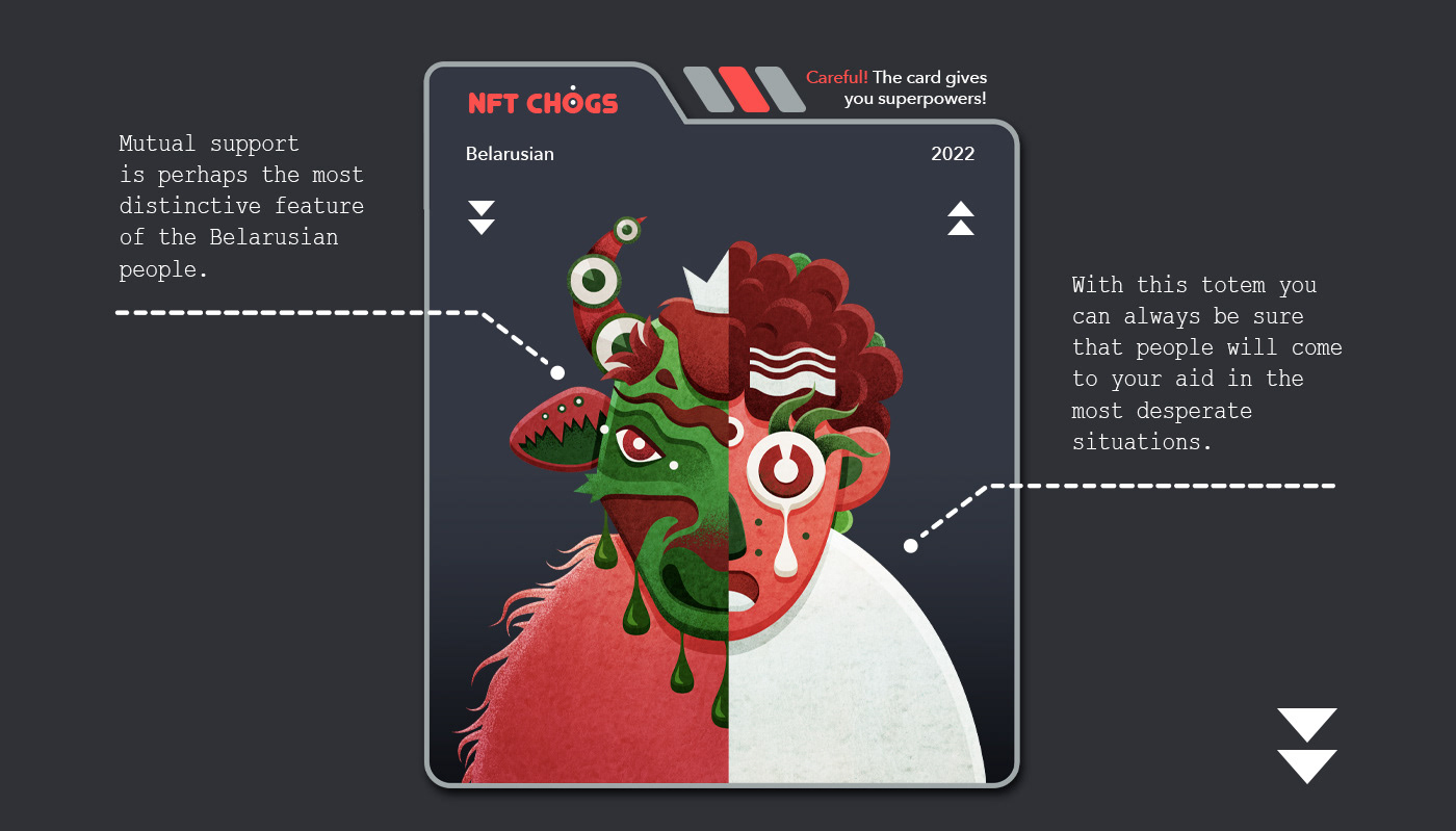 CHOGS. NFT collection. Character Design — Изображение №15 — Иллюстрация на Dprofile