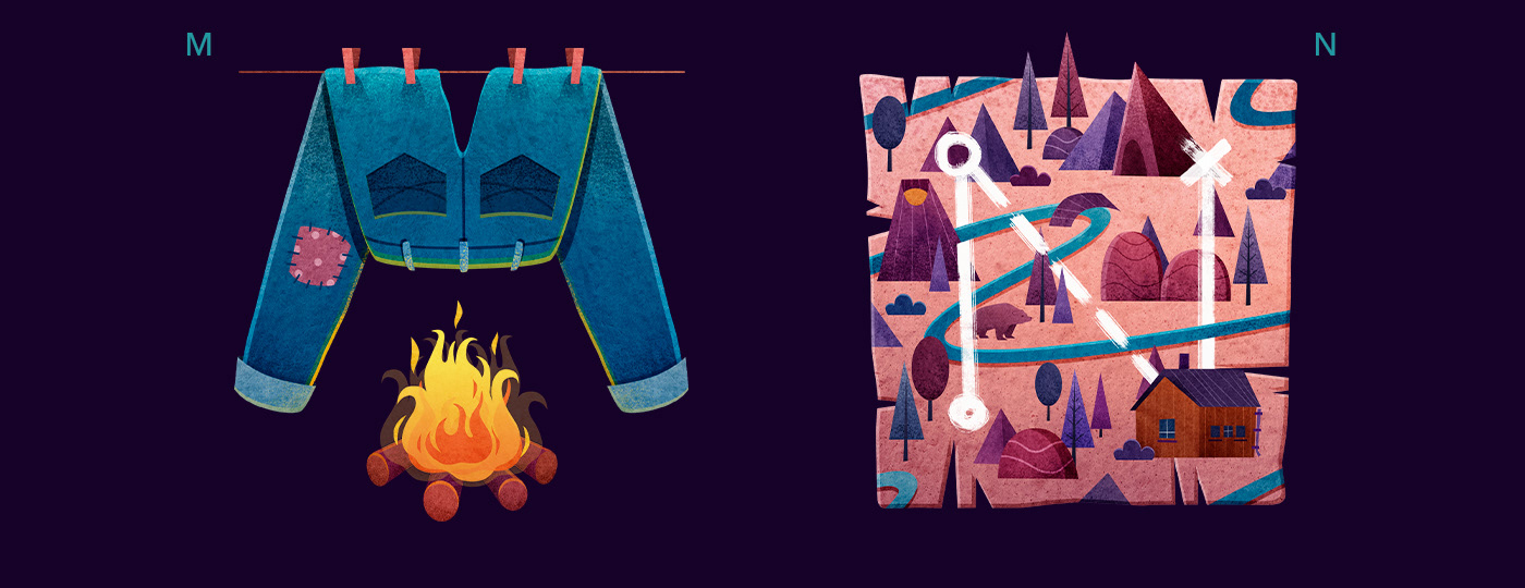 Alphabet "Forest"/36 Days Of Type — Изображение №10 — Иллюстрация на Dprofile