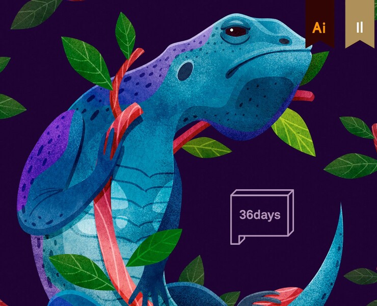 Alphabet "Forest"/36 Days Of Type — Иллюстрация на Dprofile