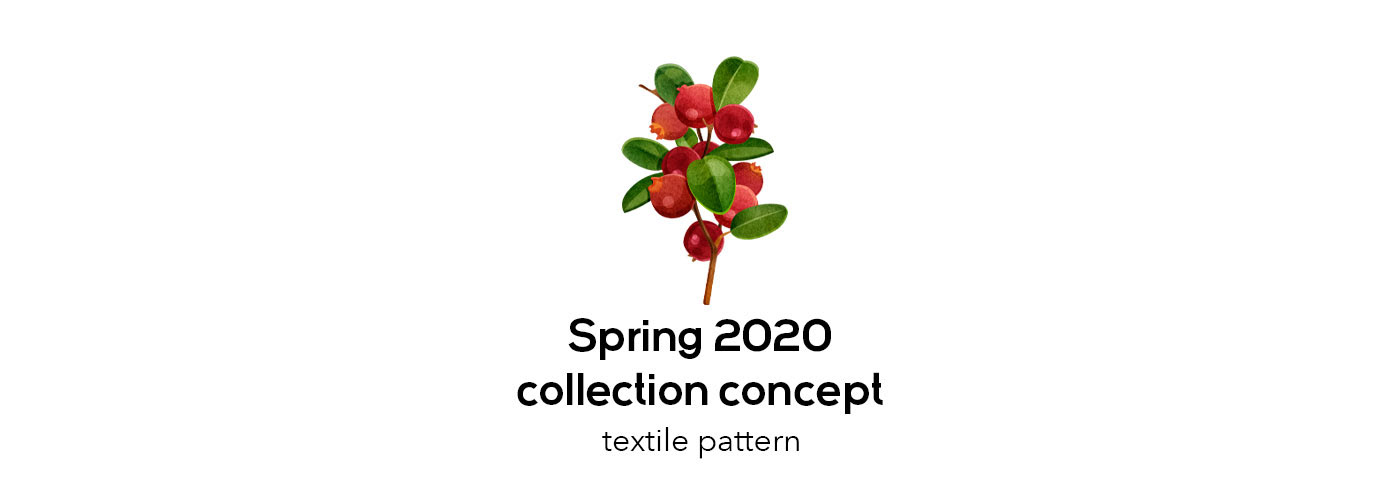 TEXTILE PATTERN. Spring 2020 Сollection. — Изображение №1 — Иллюстрация на Dprofile