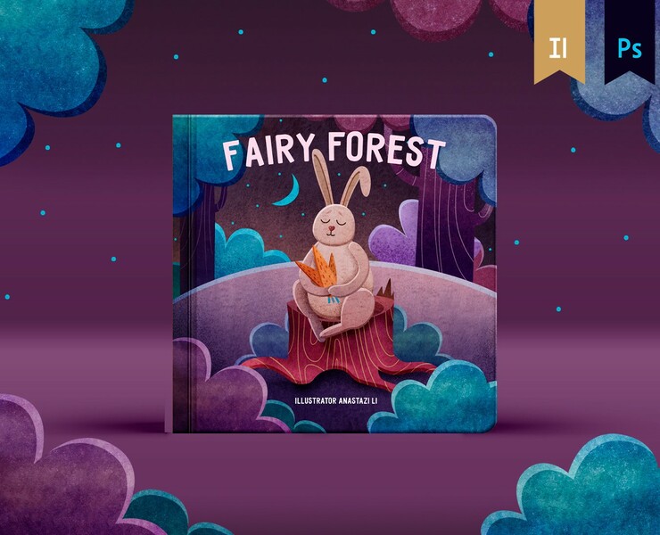 FAIRY FOREST. Children's book concept. — Иллюстрация на Dprofile