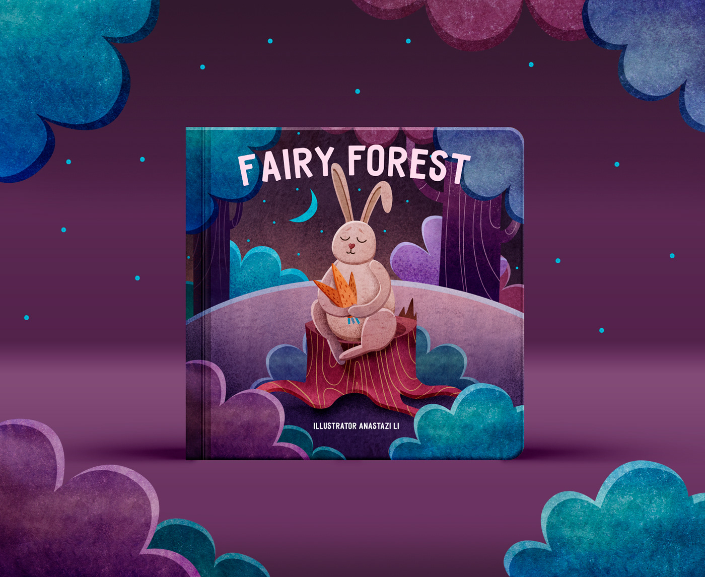 FAIRY FOREST. Children's book concept. — Изображение №1 — Иллюстрация на Dprofile