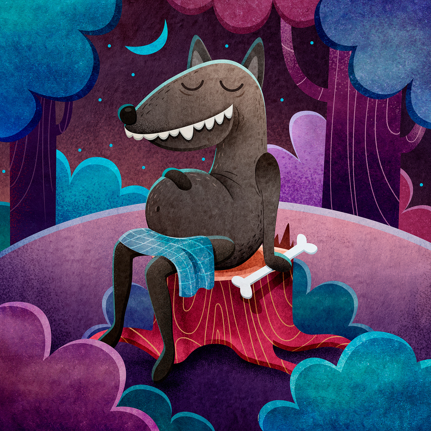 FAIRY FOREST. Children's book concept. — Изображение №3 — Иллюстрация на Dprofile