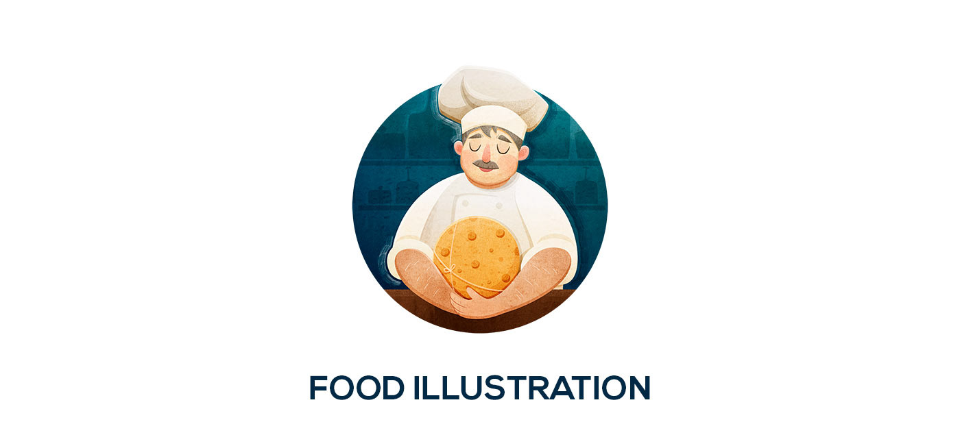 FOOD ILLUSTRATION — Изображение №1 — Иллюстрация на Dprofile